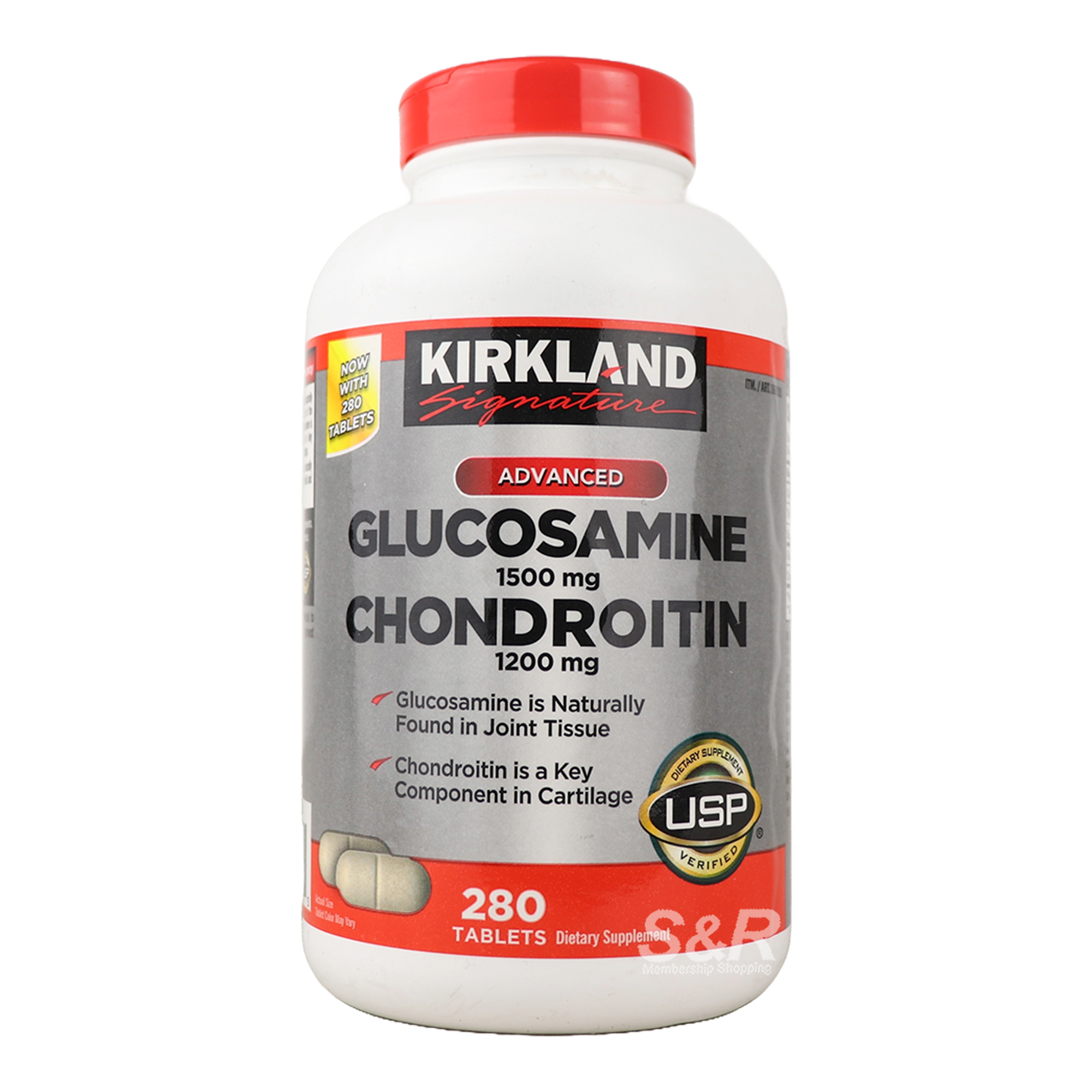 Kirkland Signature Glucosamine Chondroitin 280tablets